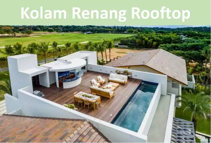 kolam renang rooftop