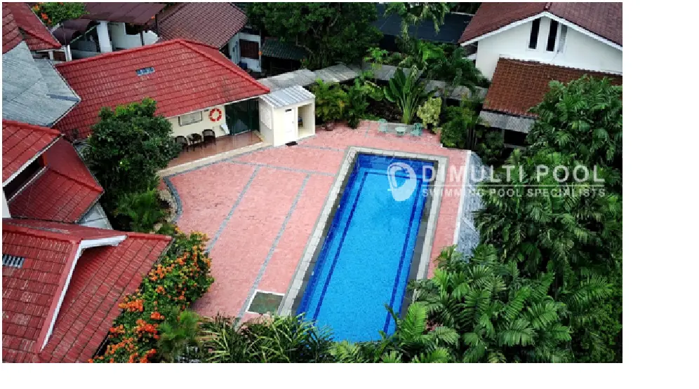 proses pembuatan kolam renang