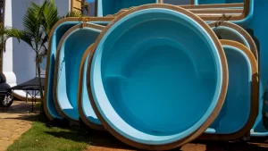 cara membuat kolam renang fiberglass