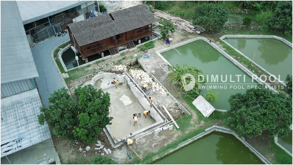 Contoh Desain Kolam Renang : [Studi Kasus Bekas Kolam Ikan]