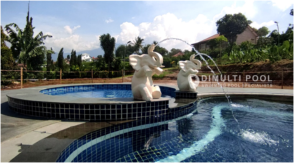 Contoh Proses Pembuatan Kolam Renang Villa Bogor, Mewah!
