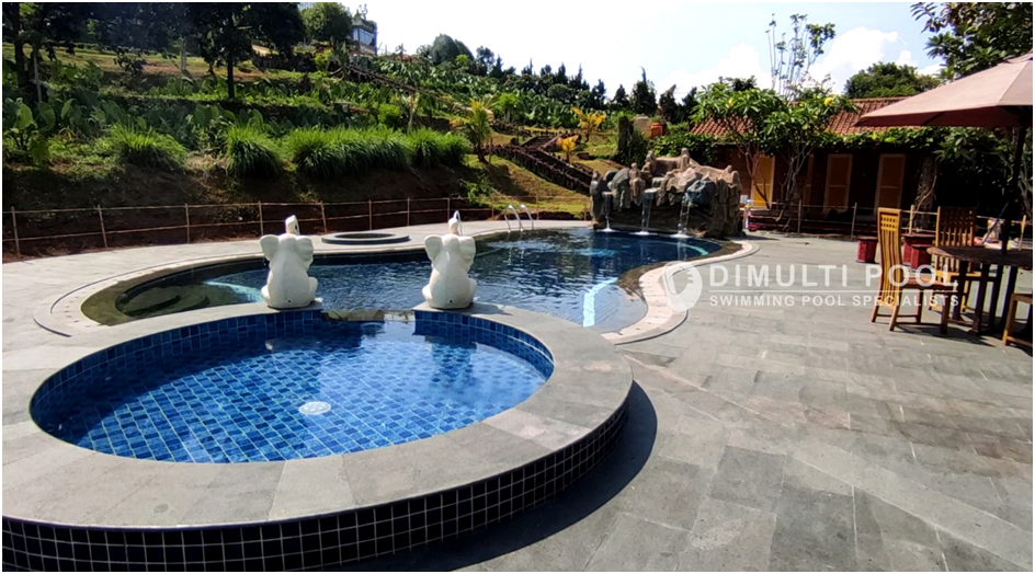 Contoh Proses Pembuatan Kolam Renang Villa Bogor, Mewah!