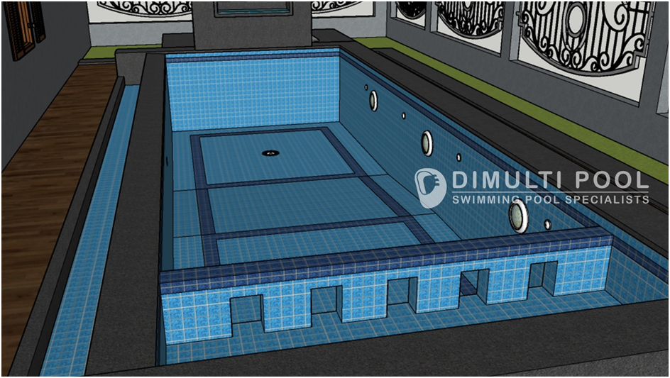 Contoh Desain Kolam Renang Anak & Dewasa di Jakarta Utara