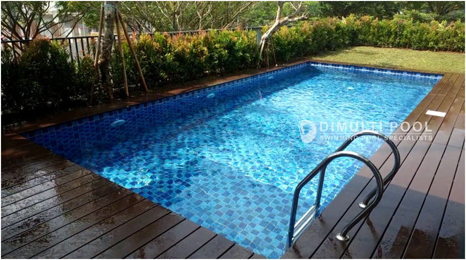 Contoh Desain Kolam Renang Minimalis di Tangerang Selatan