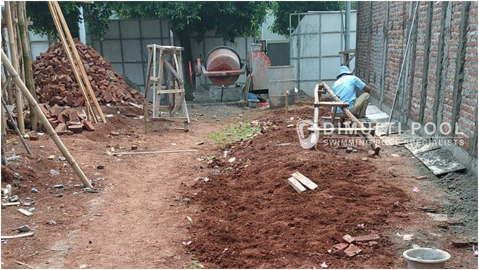 Contoh Desain Kolam Renang Villa di Bekasi, Kolam Minimalis!