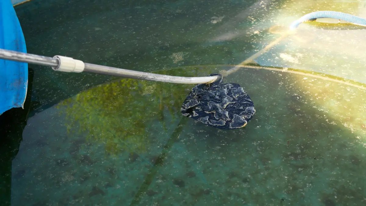 cara menghilangkan alga hitam