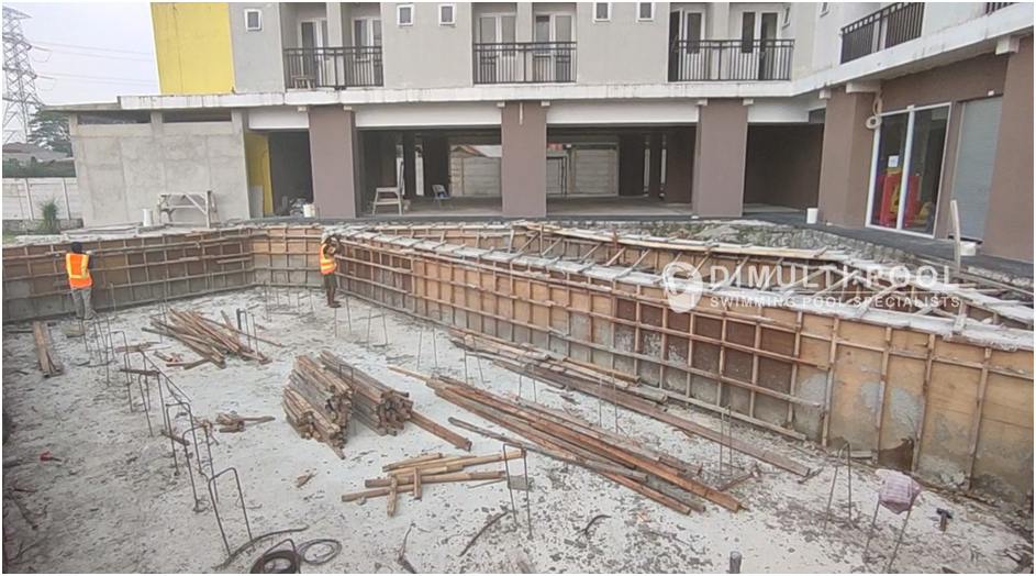 9 Proses Pembuatan Kolam Renang Apartemen di Depok!