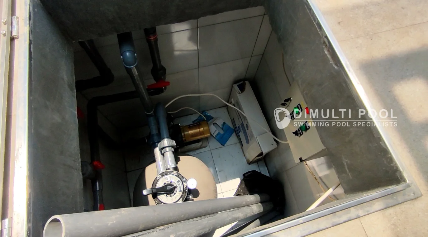 material ruang mesin kolam renang