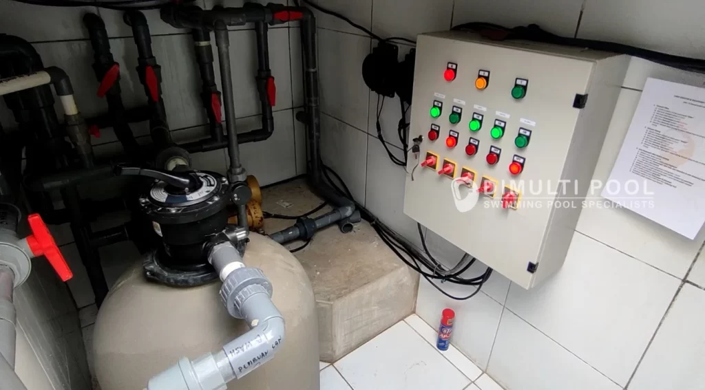 ruang mesin kolam renang